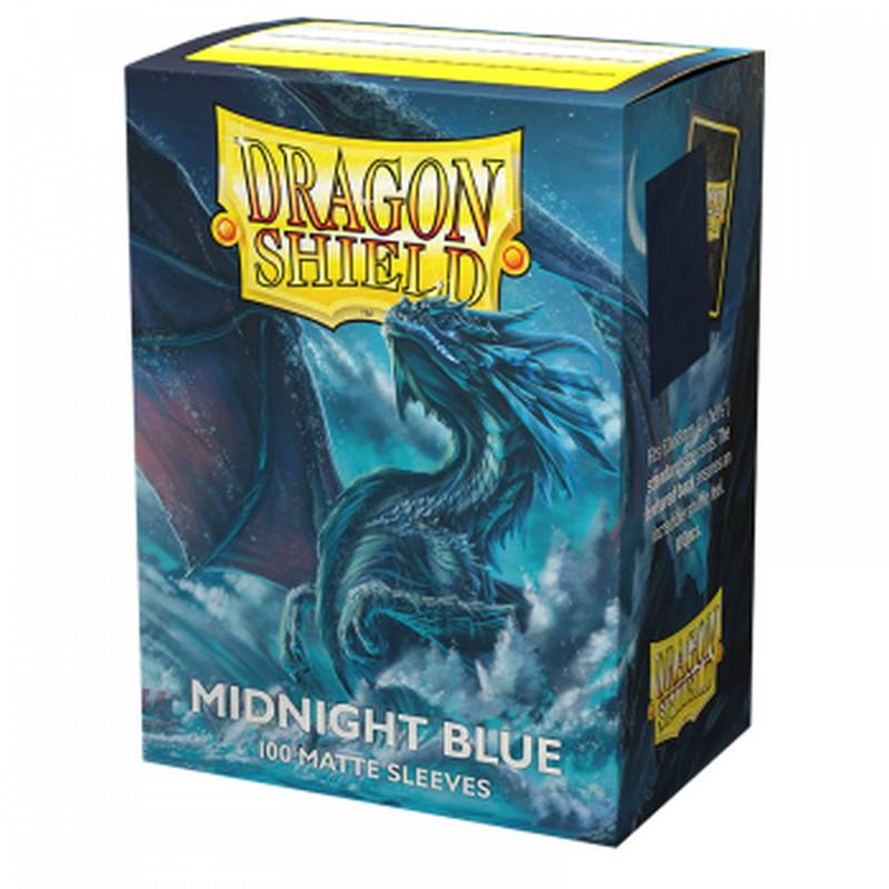 Dragon Shield – Matte Sleeves Midnight Blue – 100 Stück (Standardgröße)