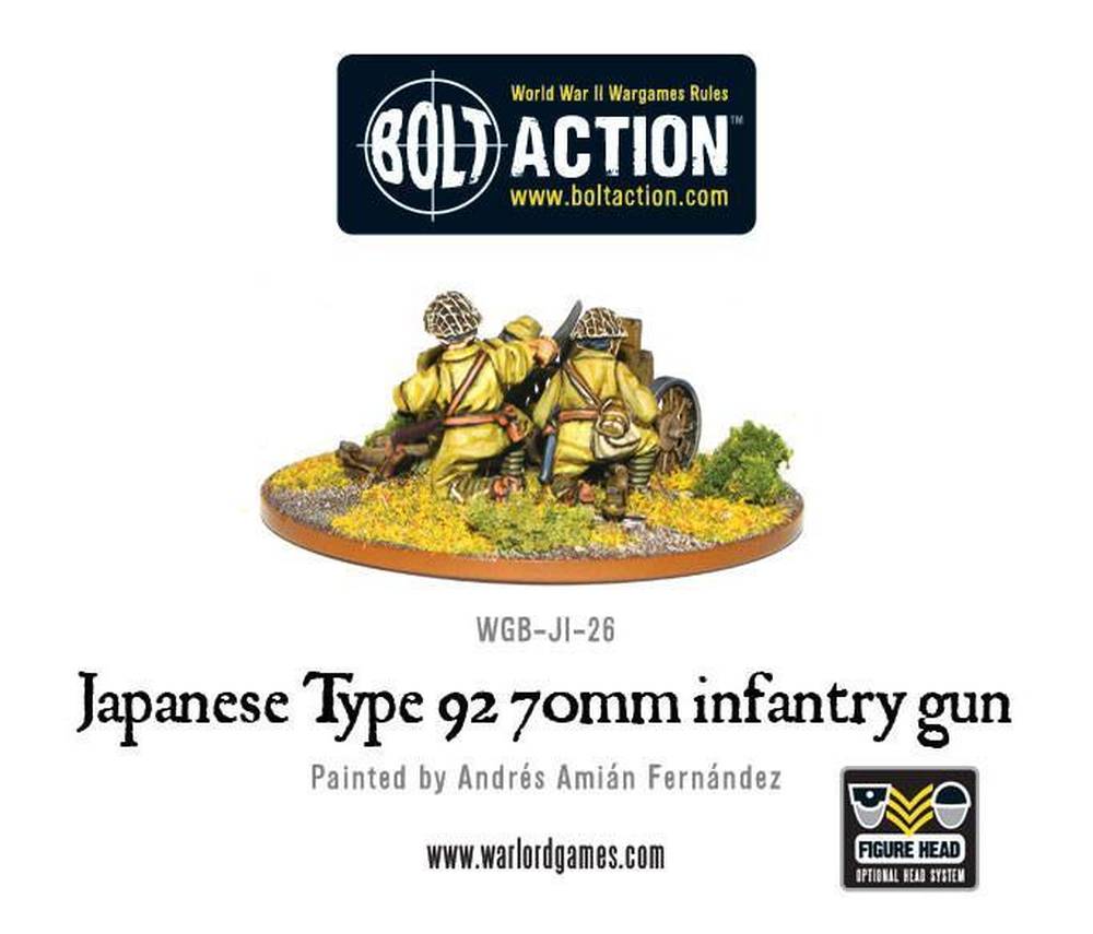 Japanische Infanteriekanone Typ 92 im Kaliber 70 mm
