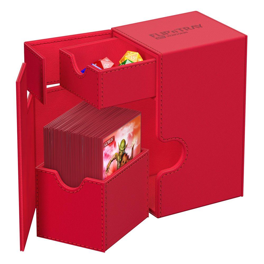 Ultimate Guard – Flip'n'Tray 80+ Xenoskin Monocolor Red