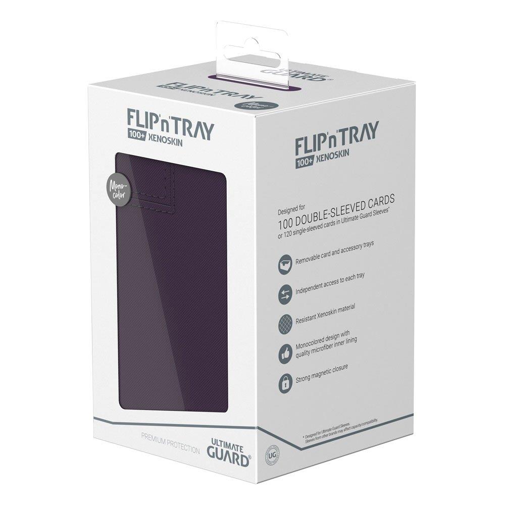 Ultimate Guard Twin Flip'n'Tray 100+ XenoSkin Monocolor Violet