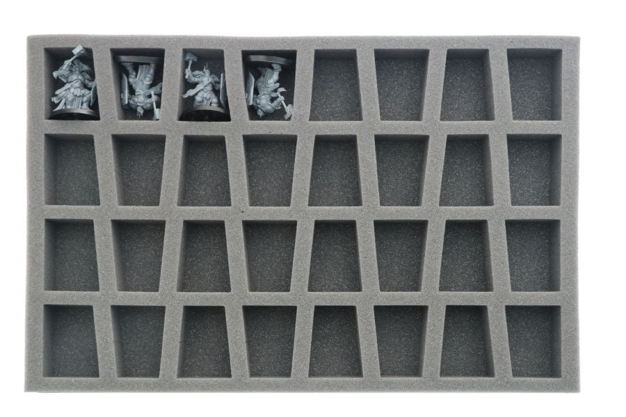 Standard Box für 32 Miniaturen auf 40mm Bases