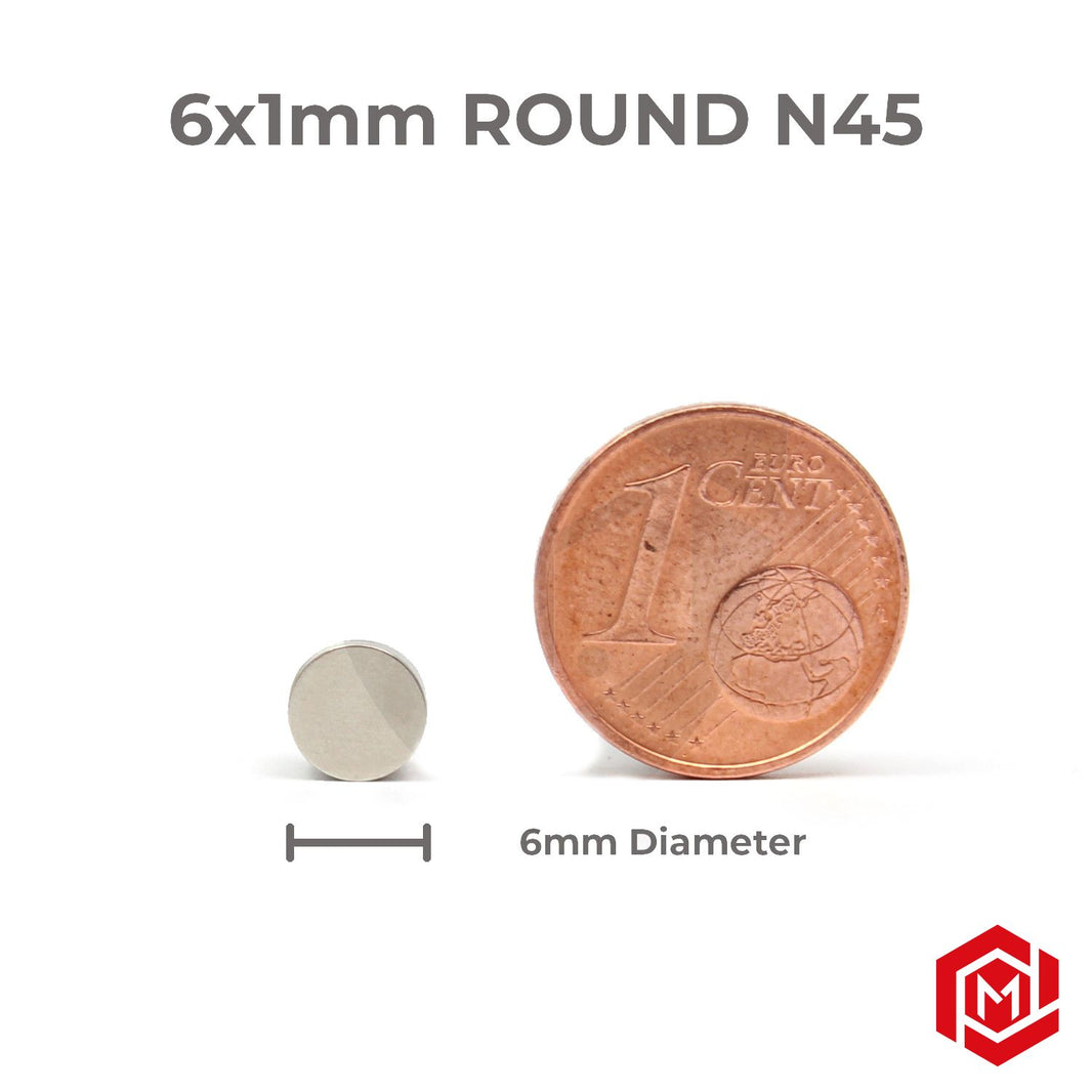 NEODYMIUM MAGNETS [6x1mm] - round