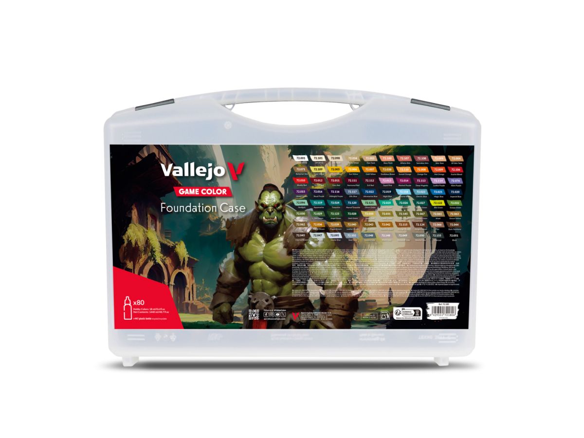 72.180 Game Color: Foundation Case (80x18ml)