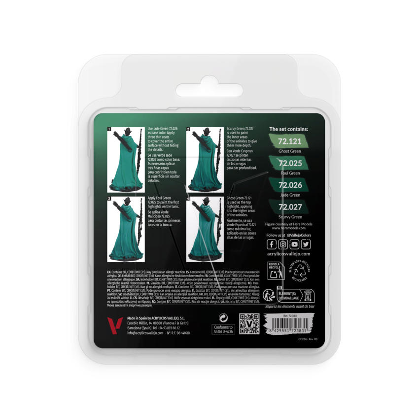 Game Color: Cold Green Color Set (4x18ml)