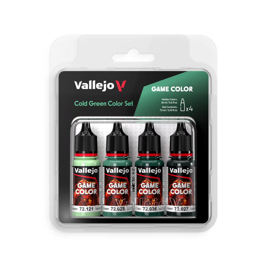 Game Color: Cold Green Color Set (4x18ml)