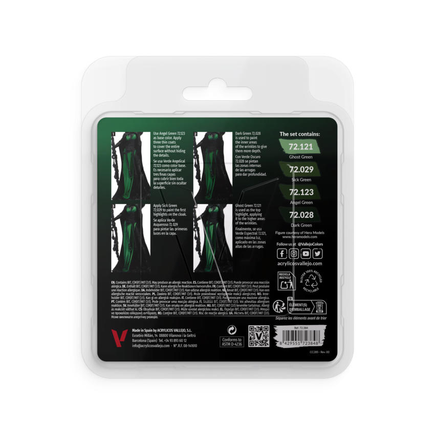 Game Color: Green Colors Set (4x18ml)