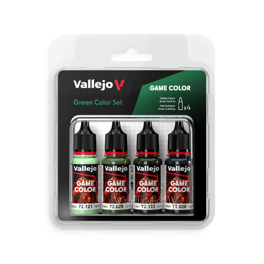 Game Color: Green Color Set (4x18ml)