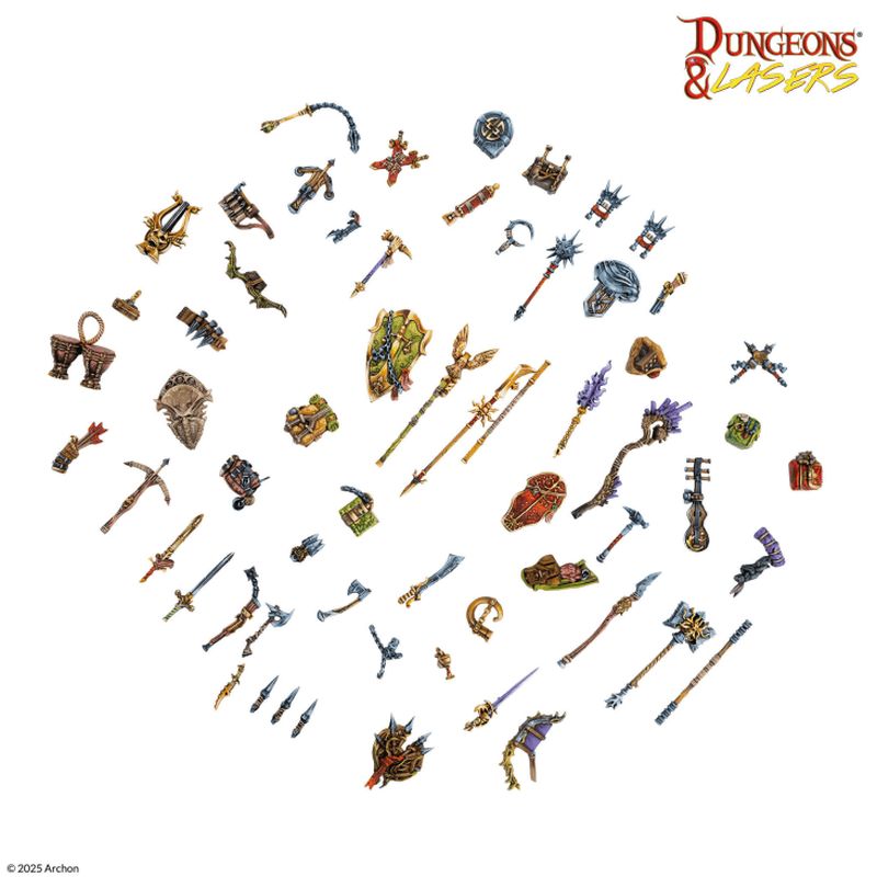 Dungeons & Lasers: Adventurer's Gear Set