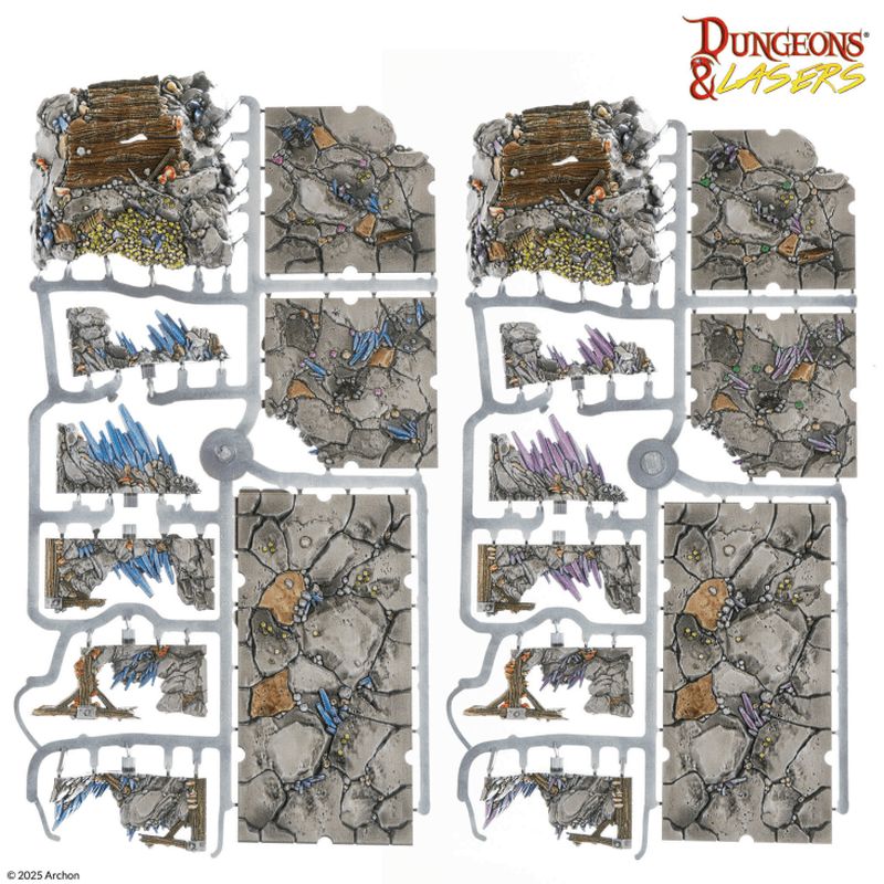 Deep Mines: Pre-Painted