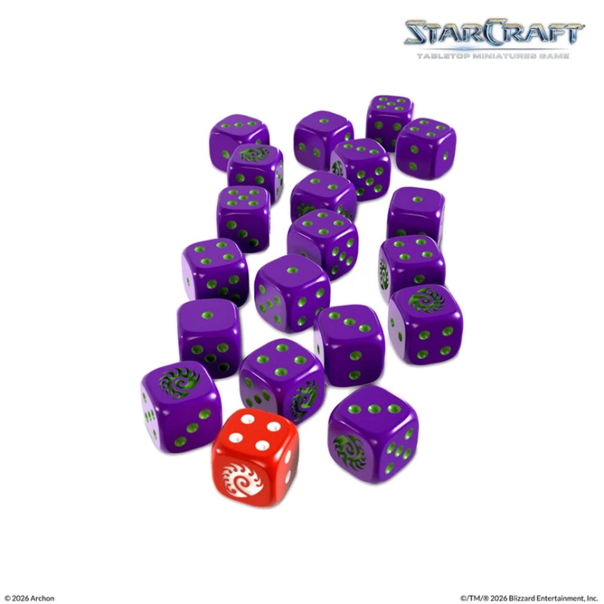 Zerg Custom Dice Set