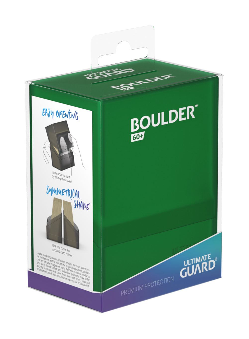 Ultimate Guard – Boulder Deck Case 60+ Standardgröße Emerald