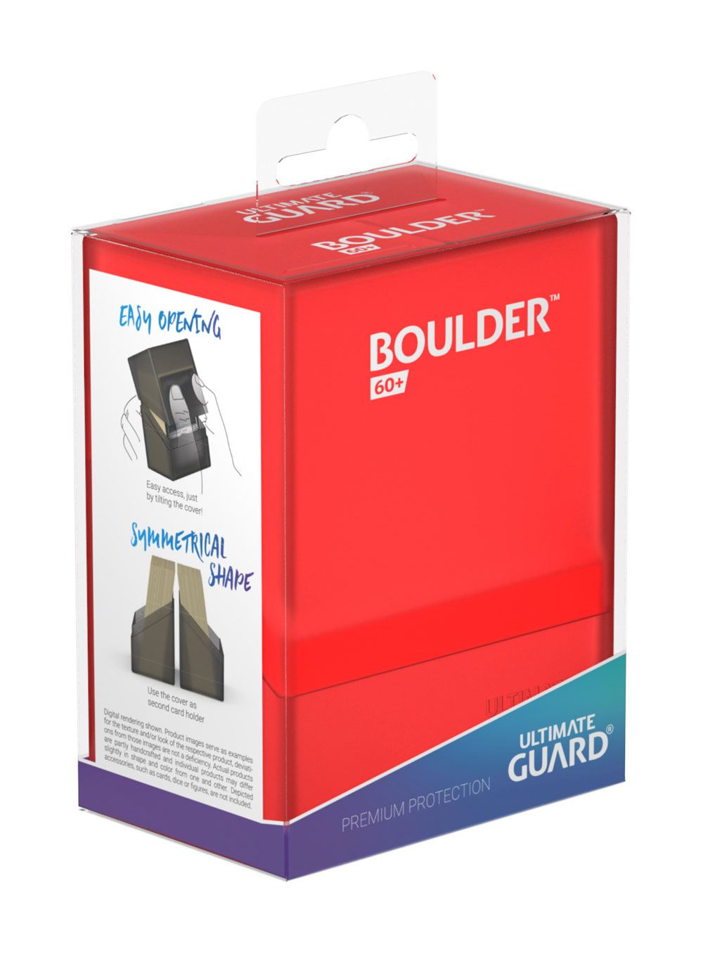 Ultimate Guard – Boulder Deck Case 60+ Standardgröße Ruby