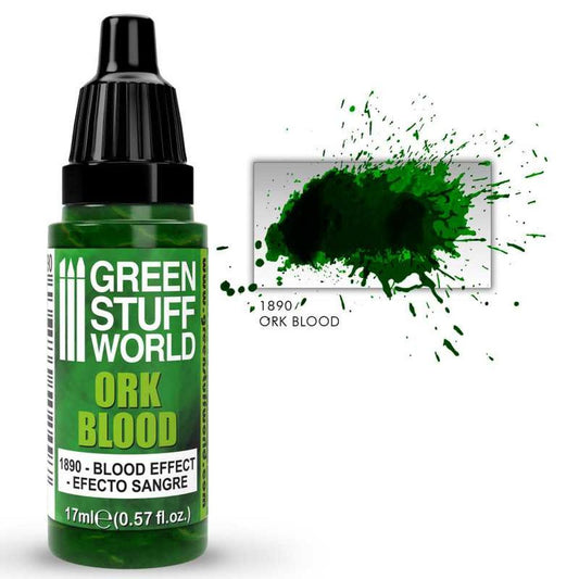 Green Stuff World – Orkblut-Effektfarbe – Grün, glänzend, 17 ml