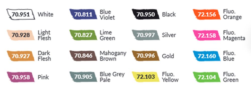 70.257 Model Color: Wargame Special (16x18ml)