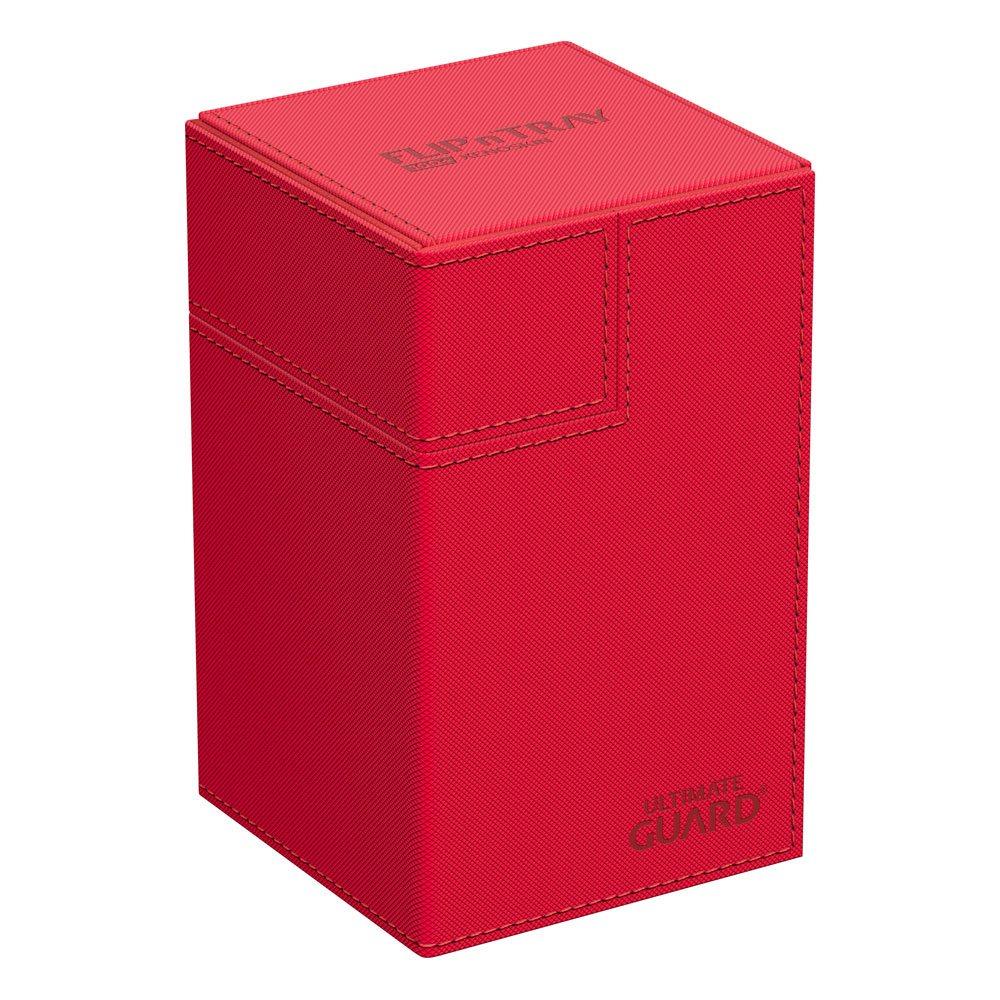Ultimate Guard Twin Flip´n´Tray 100+ XenoSkin Monocolor Red
