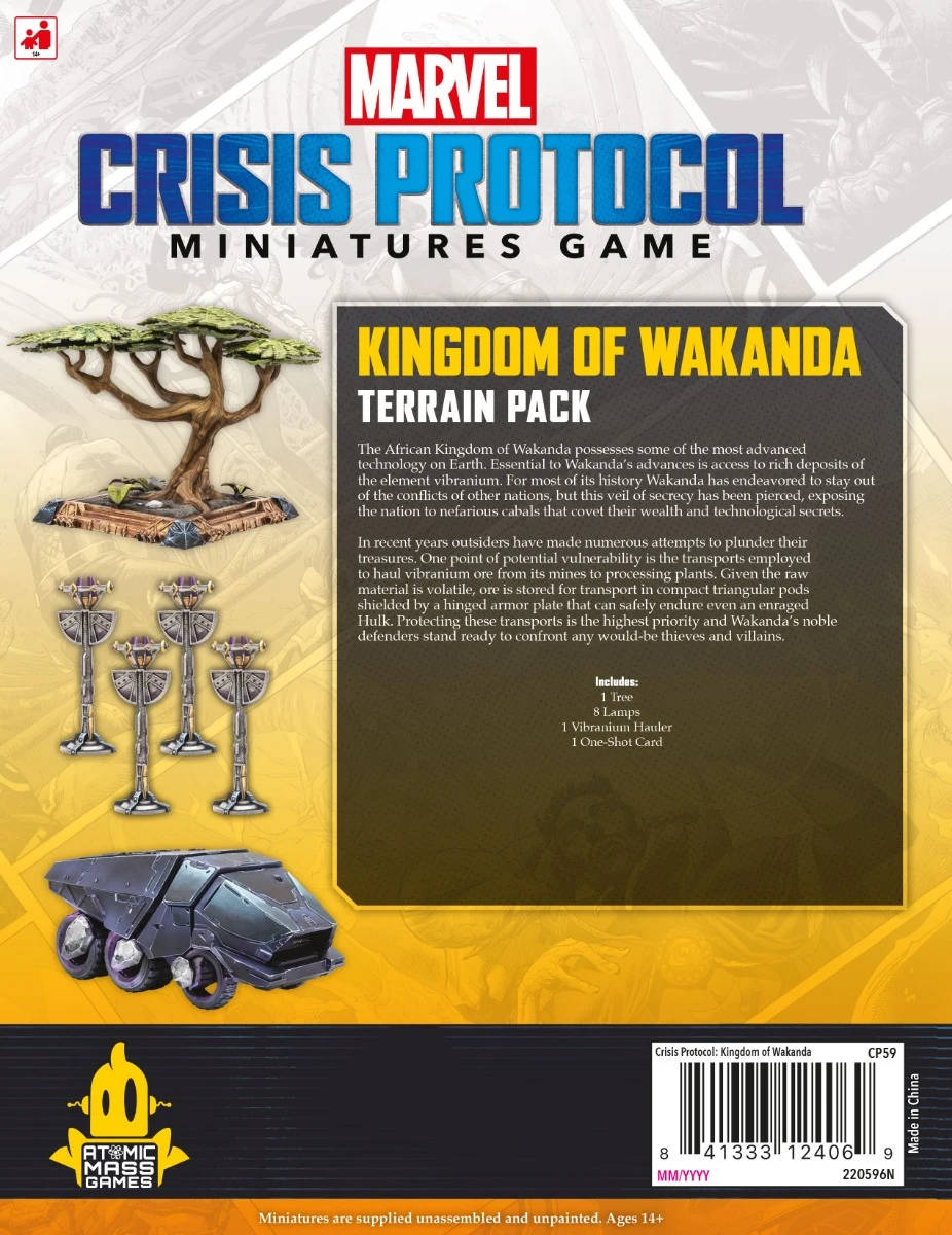 Marvel: Crisis Protocol – Geländeset: Königreich Wakanda