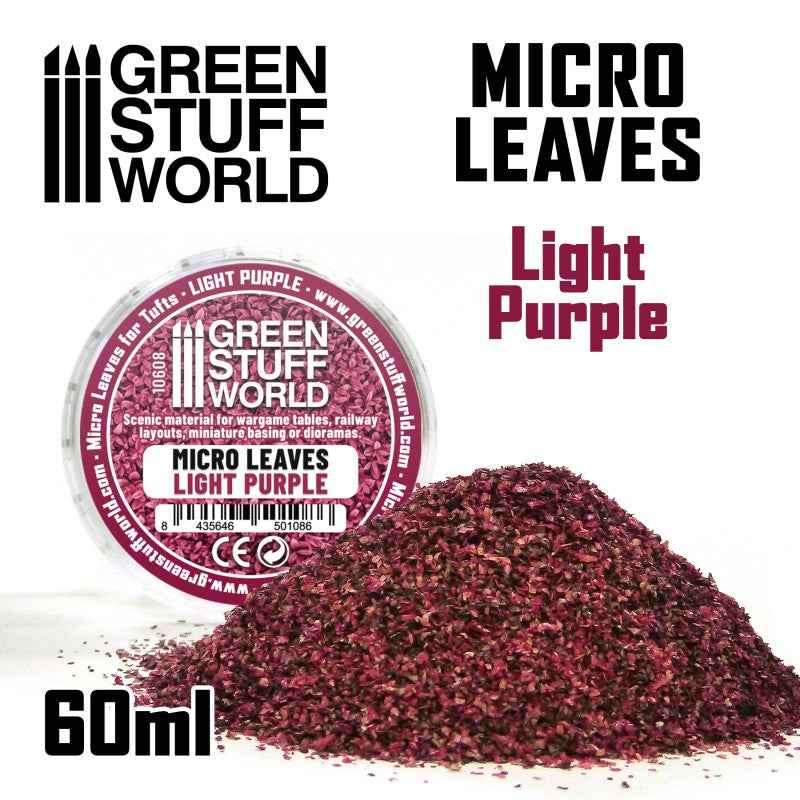 Green Stuff World – Mikroblätter – Mix hellviolett