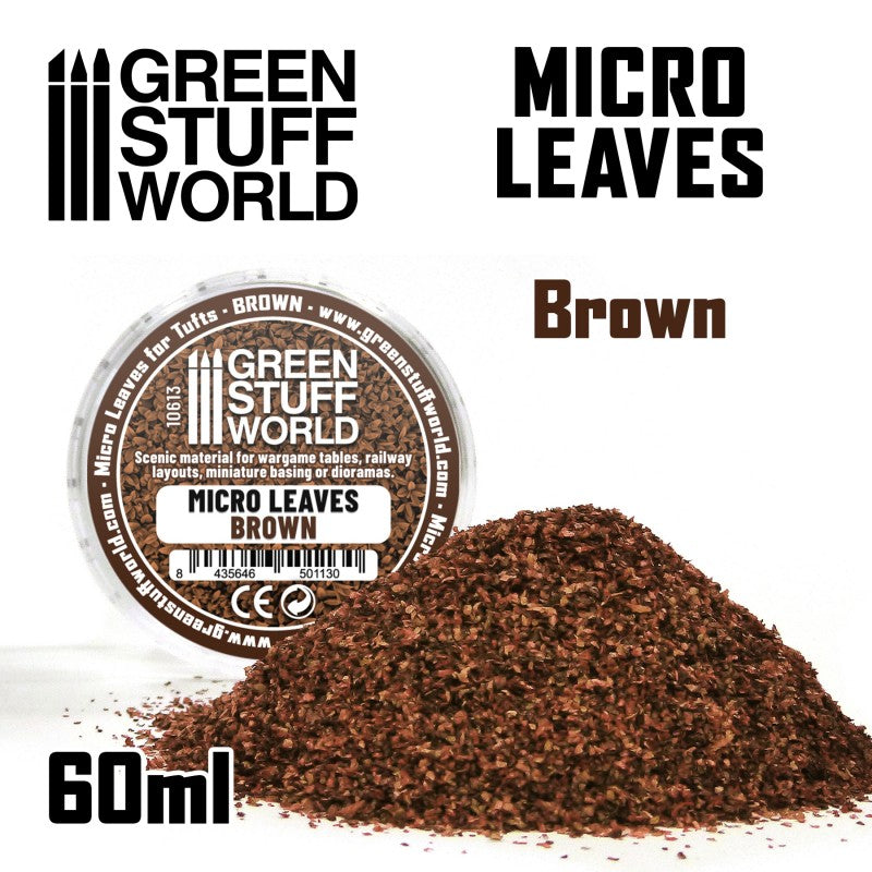 Green Stuff World – Mikroblätter – Braune Mischung
