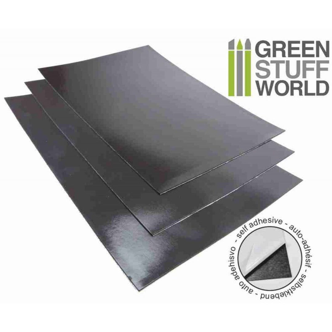 Green Stuff World – Selbstklebende Magnetfolie – 200 x 300 mm, 0,75 mm, 1 Bogen