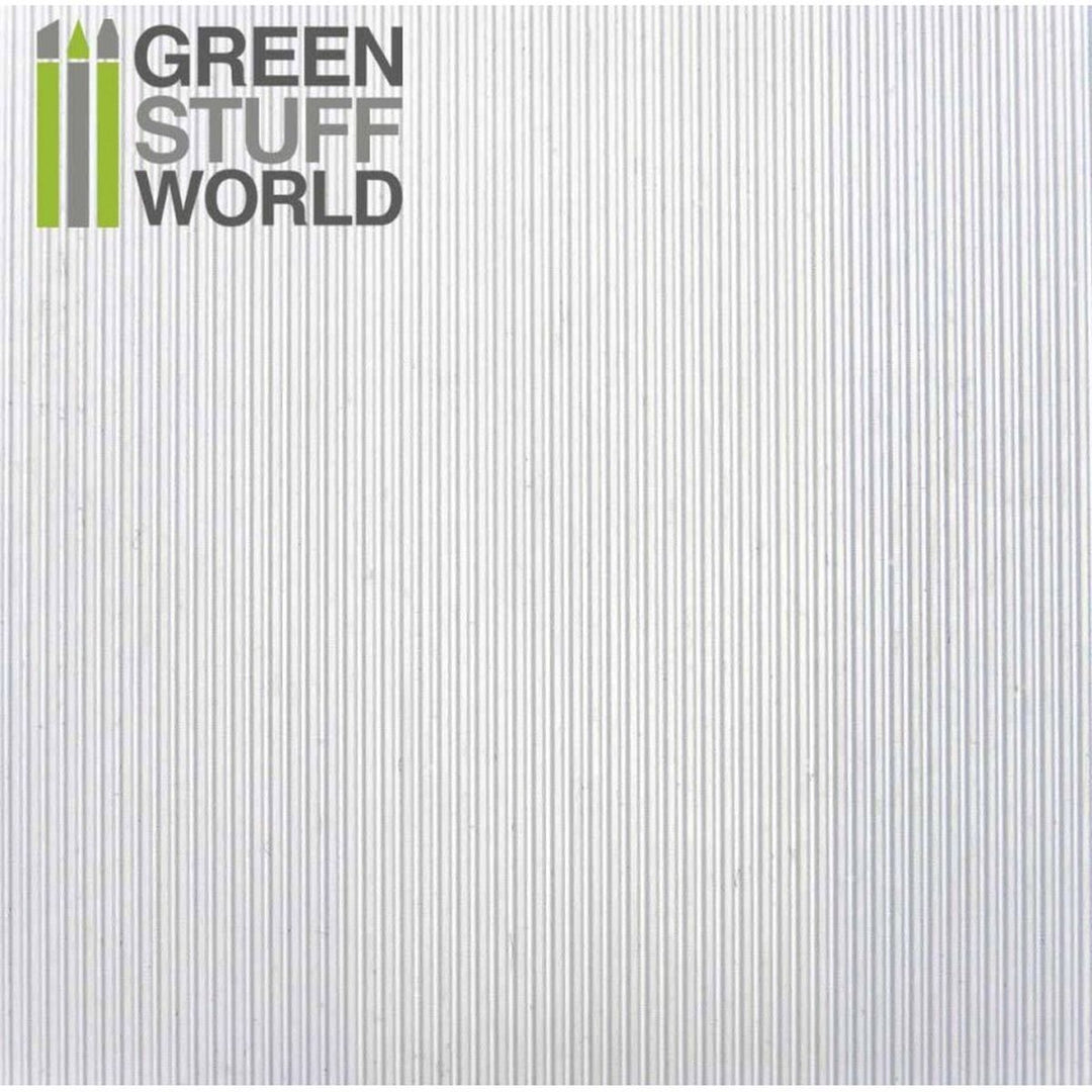 Green Stuff World – Plasticard Sheet – Small Waves (200 x 300 mm, 0.6 mm)
