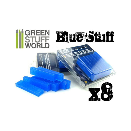 Green Stuff World – Blue Stuff Thermoplastische Abformmasse – 8 Stäbchen