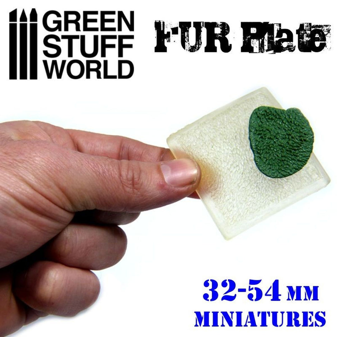 Green Stuff World – Strukturplatte – Wolfsfell – 5 x 5 cm