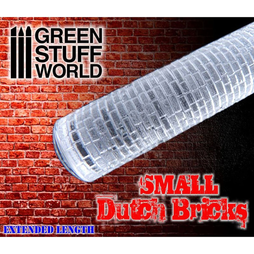 Green Stuff World – Strukturwalze – Kleine holländische Ziegel – 14,5 cm