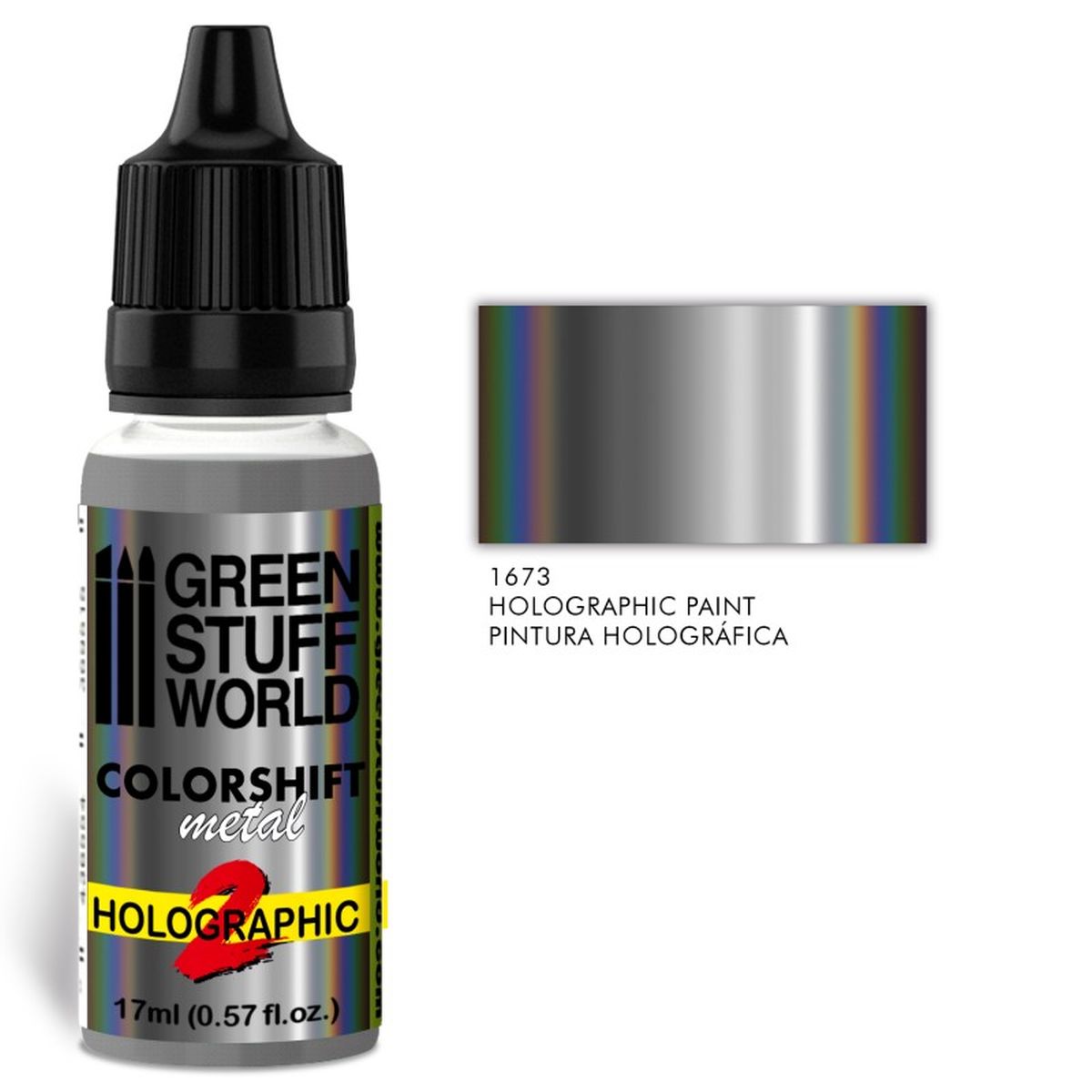 Green Stuff World – Holografische Airbrush-Farbe – 17 ml