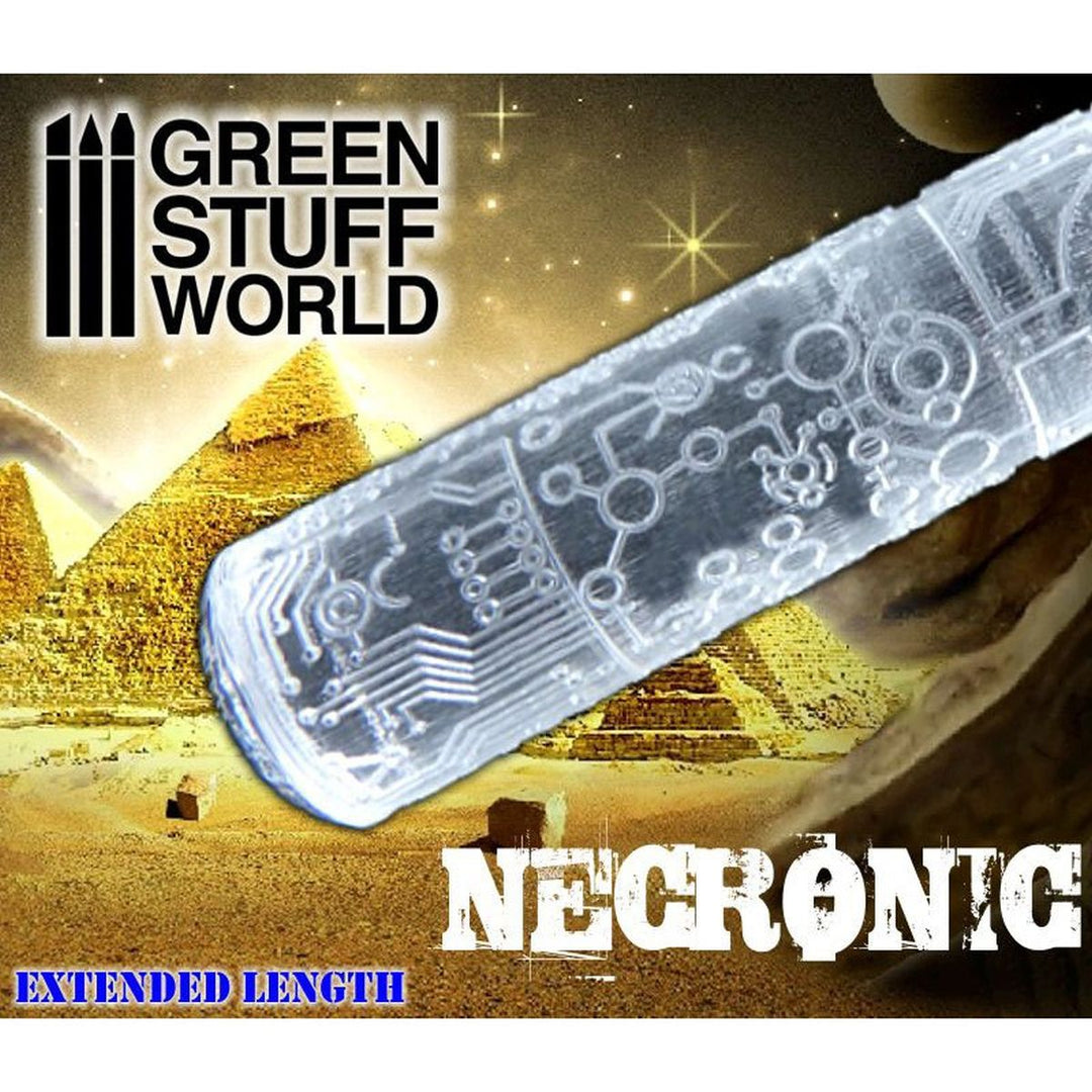 Green Stuff World – Strukturwalze – Necronic – 14,5 cm, Ø 2,5 cm