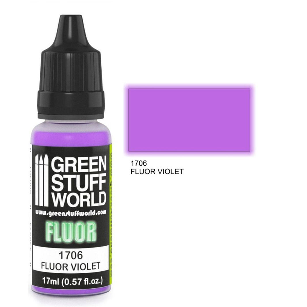 Green Stuff World – Fluoreszierende Acrylfarbe – Violett – 17 ml