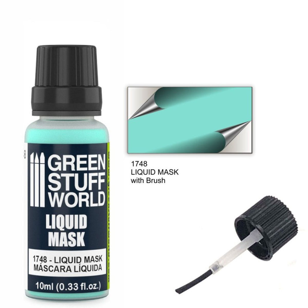 Green Stuff World – Flüssiger Maskierfilm – Türkis-blau, 10 ml