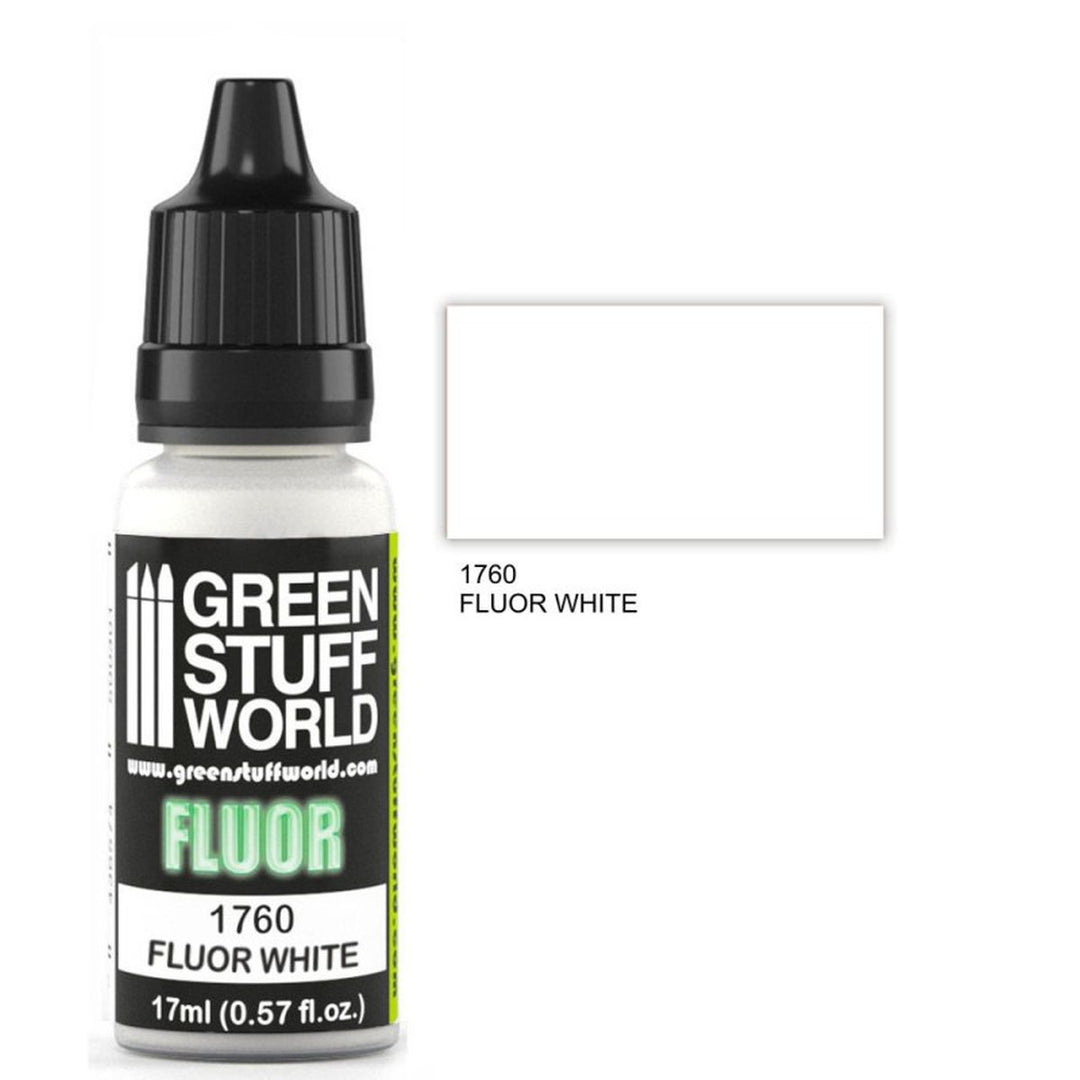 Green Stuff World – Fluorfarbe – Weiß – 17 ml