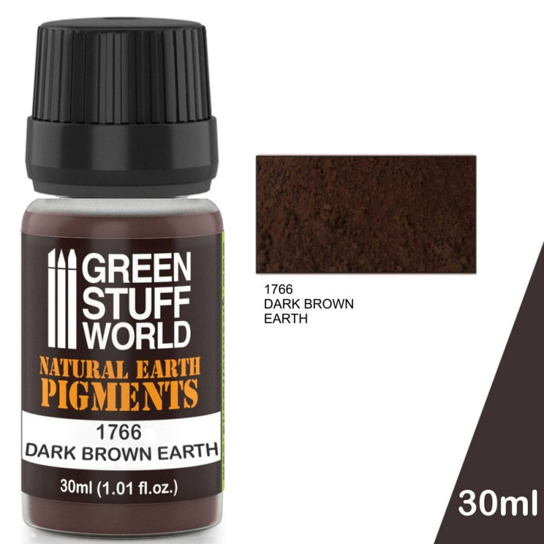 Green Stuff World – Pigment – Dark Brown Earth – 30 ml