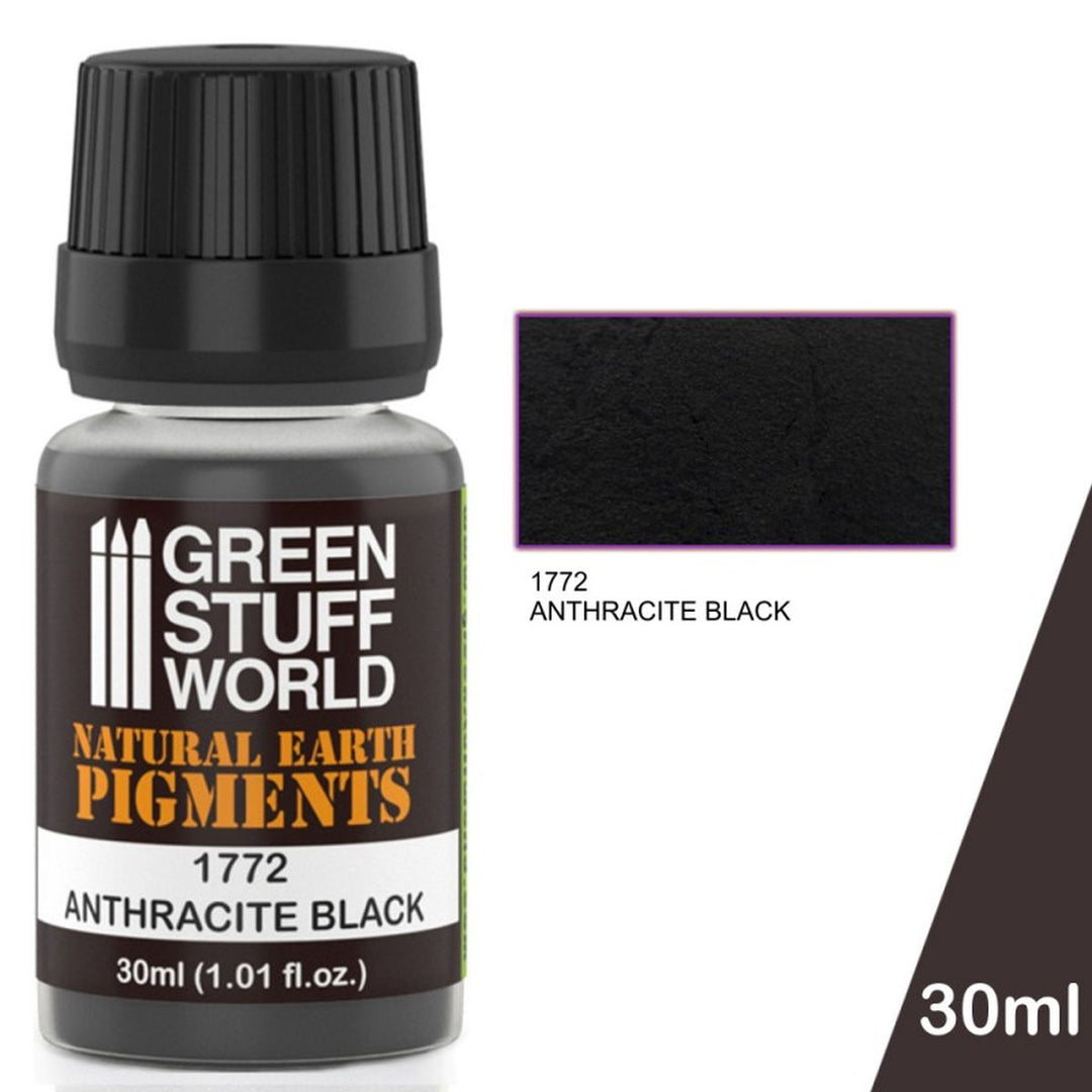 Green Stuff World – Erdpigment – Anthracite Black – 30 ml