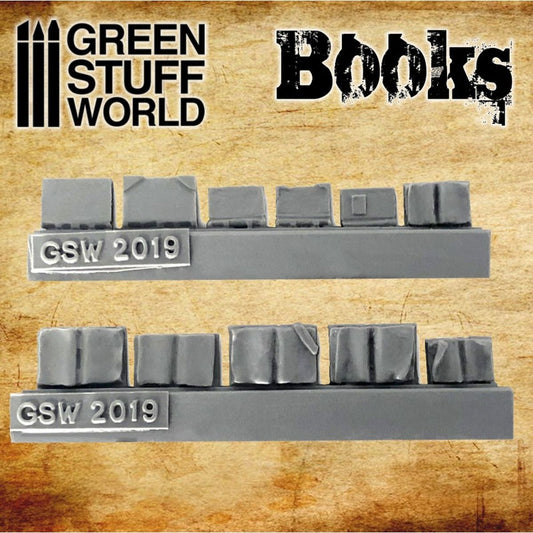 Green Stuff World – Bücher aus Harz – 22 Stück, 1:48 und 1:35