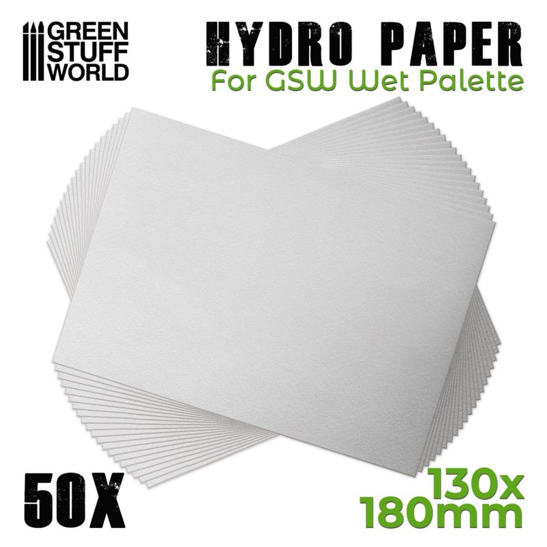 Green Stuff World – Hydro-Palettenpapier – 50 Blatt, 130 x 180 mm