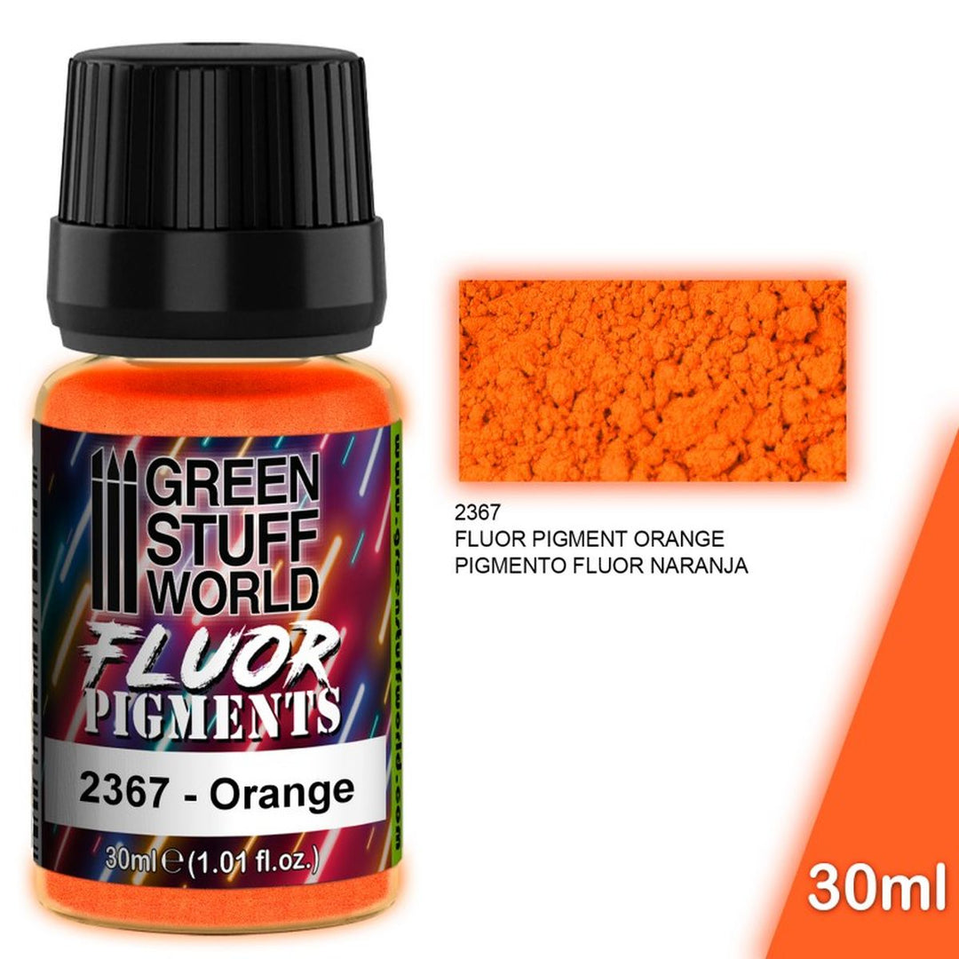 Green Stuff World – Fluoreszierende Pigmente – Fluor Orange – 30 ml
