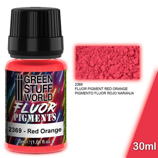 Green Stuff World – Fluoreszierende Pigmente – Fluor Rot Orange – 30 ml