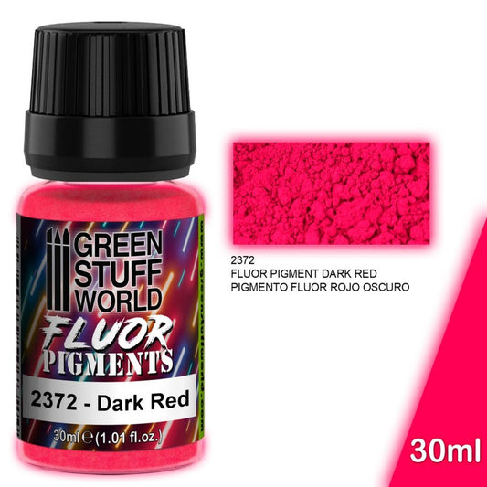 Green Stuff World – Fluoreszierendes Pigment – Fluor Dunkelrot, 30 ml