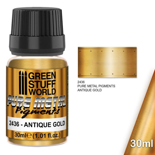 Green Stuff World – Reine Metallpigmente – Antikes Gold – 30 ml