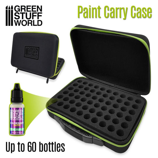Green Stuff World – Farbenkoffer – Über 60 Aussparungen für 17-ml-Flaschen