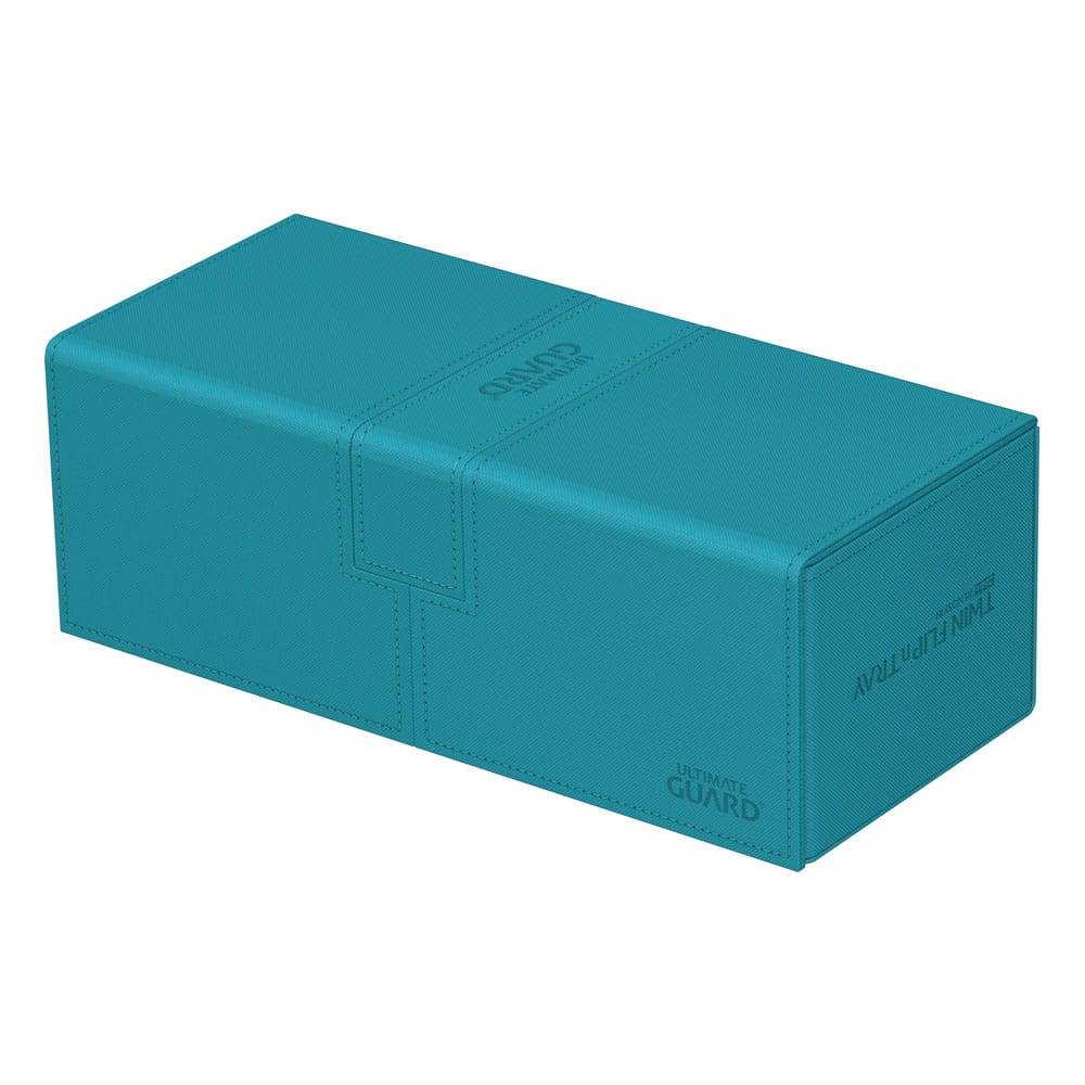 Ultimate Guard – Twin Flip'n'Tray 266+ Xenoskin Petrolblau