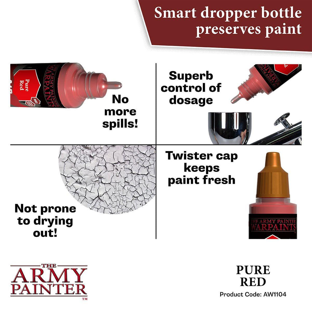 The Army Painter – Warpaints Air Pure Red – 18 ml
