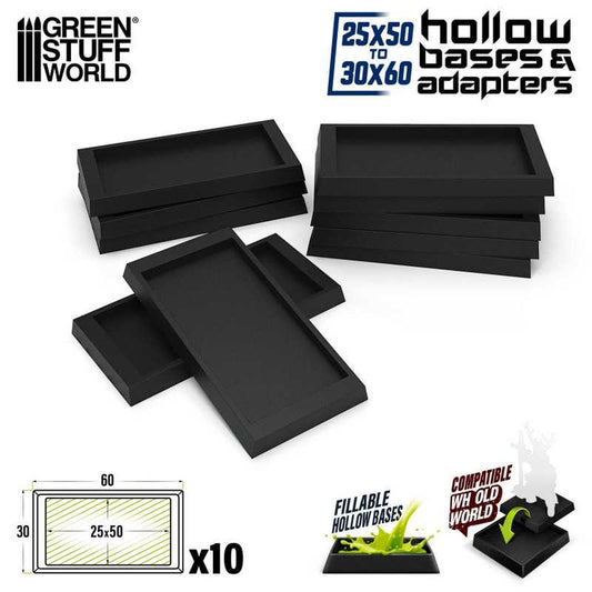 Plastic Base Adapter - 25x50mm to 30x60mm