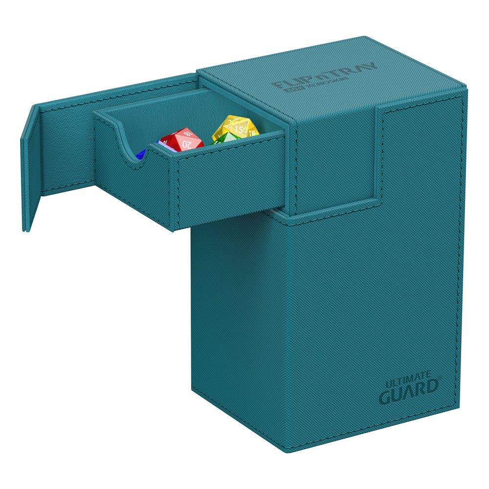 Ultimate Guard – Flip'n'Tray 80+ Xenoskin Monocolor Petrolblau