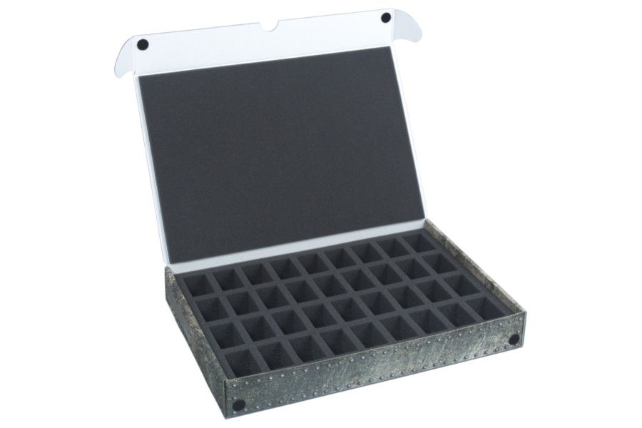 Standard Box für 36 Miniaturen auf 32mm Bases