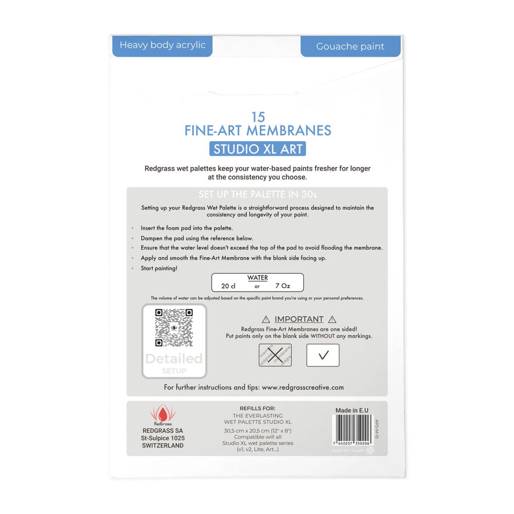 Membranes for Studio XL ART (15x)