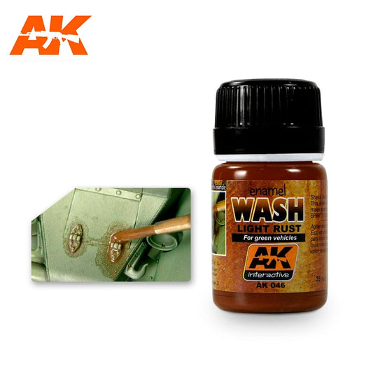 AK Interactive – Light Rust Wash – 35 ml