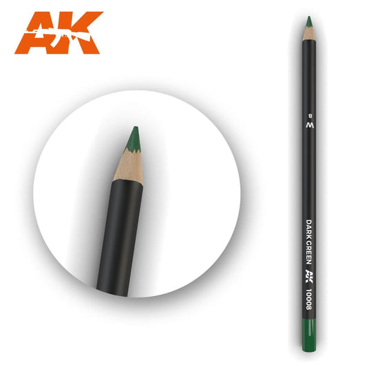 AK Interactive – Weathering Pencil Dark Green – Single