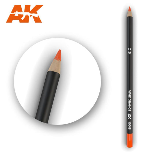 AK Interactive – Vivid Orange Weathering Pencil – Single